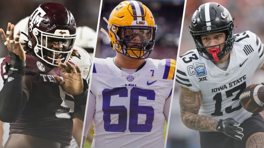 Texas A&M defensive lineman Shemar Turner, LSU offensive tackle Will Campbell and Iowa State wide receiver Jaylin Noel